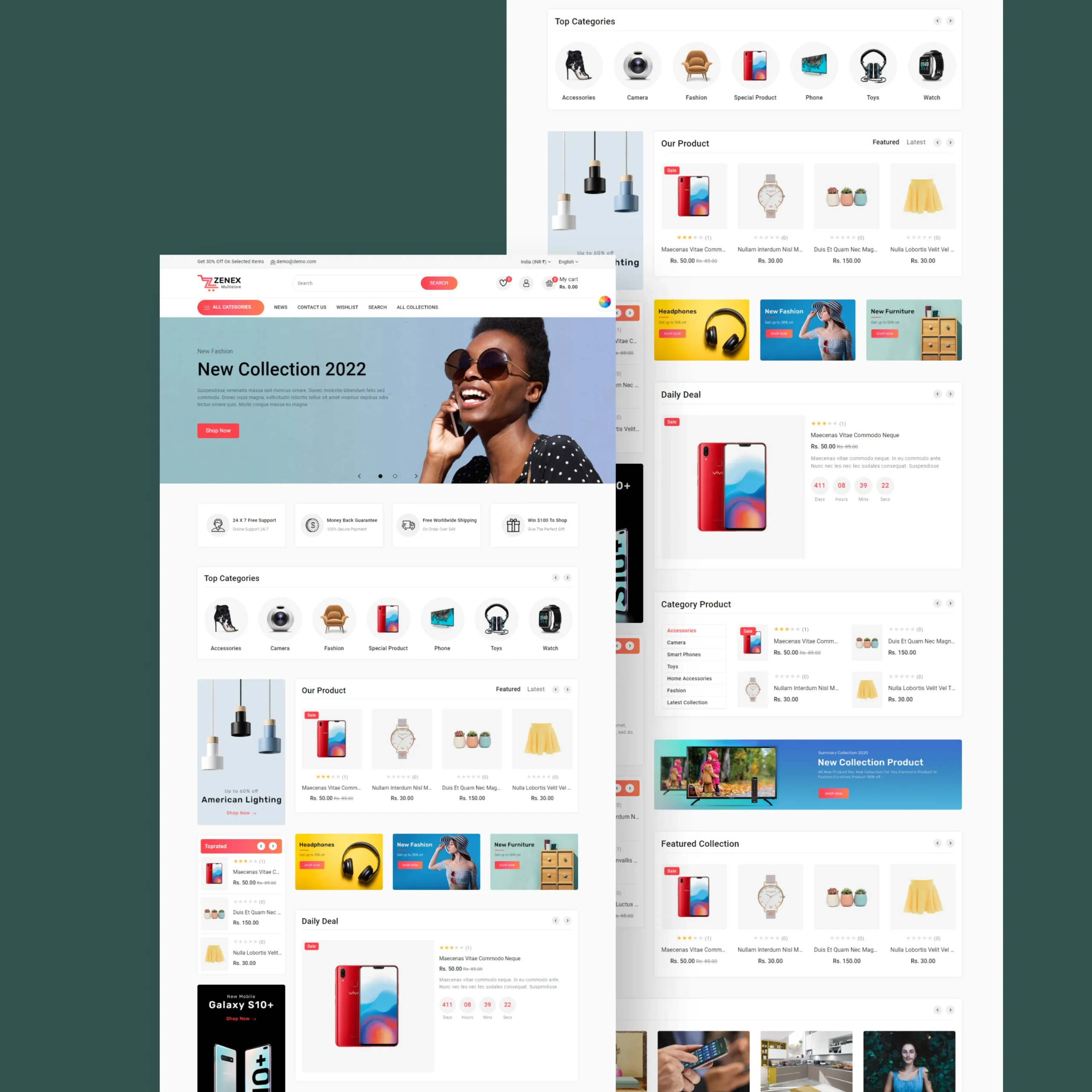 e-commerce website design