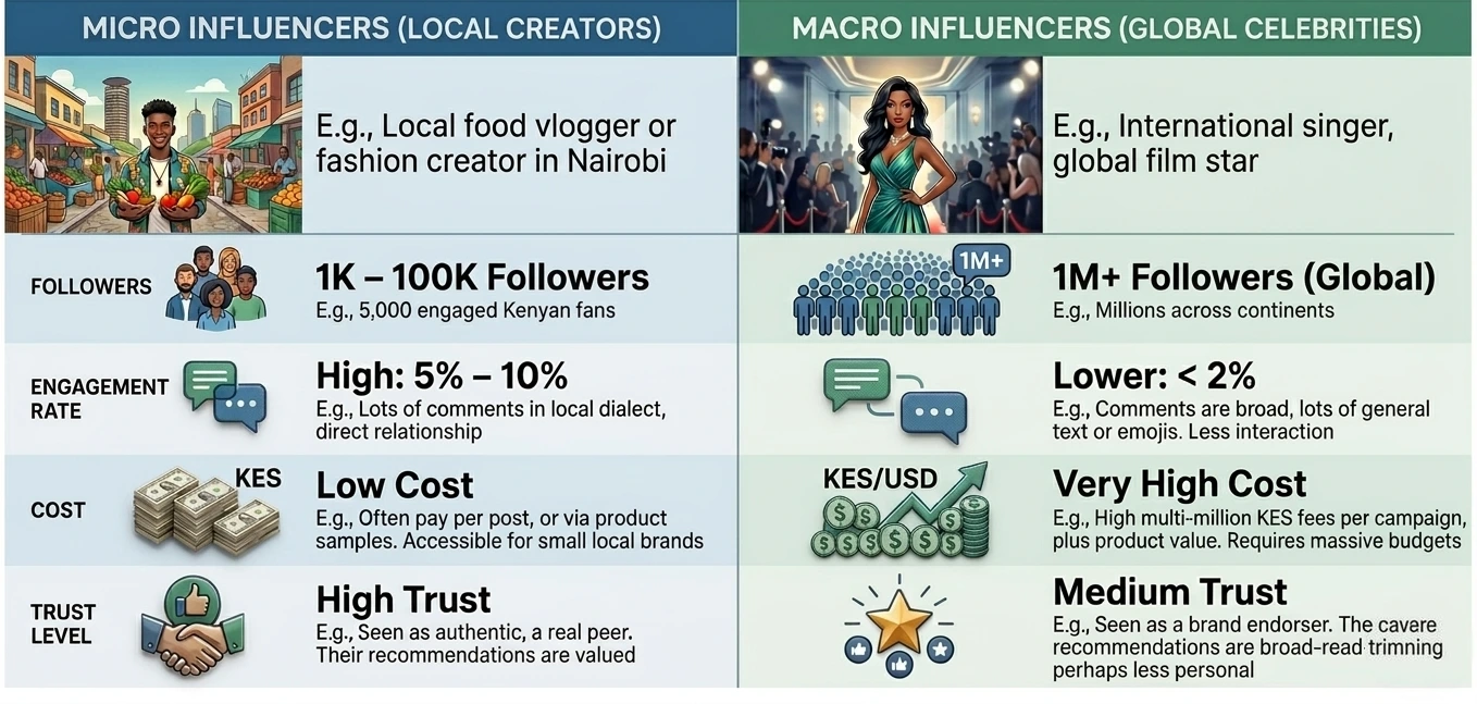 Big Influencers vs Micro-Influencers